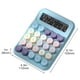thumbnail image 3 of Calculadoras básicas estándar de oficina y papelería Mini calculadora digital de escritorio con pantalla LCD de 12 dígitos - Calculadora de bolsillo para el hogar, la escuela y los niños Una calculado, 3 of 7