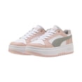thumbnail image 3 of Tenis Puma para Mujer Rebound Femme Low Blanco-Rosa-Gris, 3 of 4