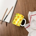 thumbnail image 4 of Yiaed Sunflowers2 Print Ceramics Coffee,Large Handle Design,Extra Large Tea and Coffee Cup for Office and Home Mugs, 4 of 6