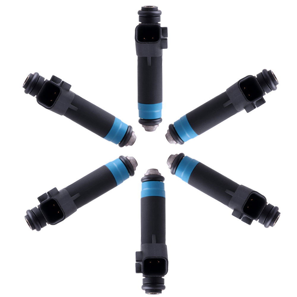 Fuel Injectors ECCPP 6pcs 4 Hole Fuel Injector Kits 04861238AC Fit for 2005 2006 2007 2008 for Chrysler Pacifica,2001 2002 2003 2004 2005 2006 2007 for Chrysler Town Country for Dodge Grand Caravan