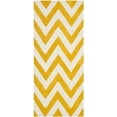 thumbnail image 2 of SAFAVIEH Cambridge Kaitlyn Zig Zag Stripes Wool Runner Rug, Gold/Ivory, 2'6" x 6', 2 of 7