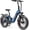 Blue, variant on Heybike Ranger 3.0 Pro 90-Mile Folding Electric Bikes for Adult, 20"x4.0" Fat Tire Ebike with Full Suspension, Smart TFT Display & NFC/APP Controlled, Blue