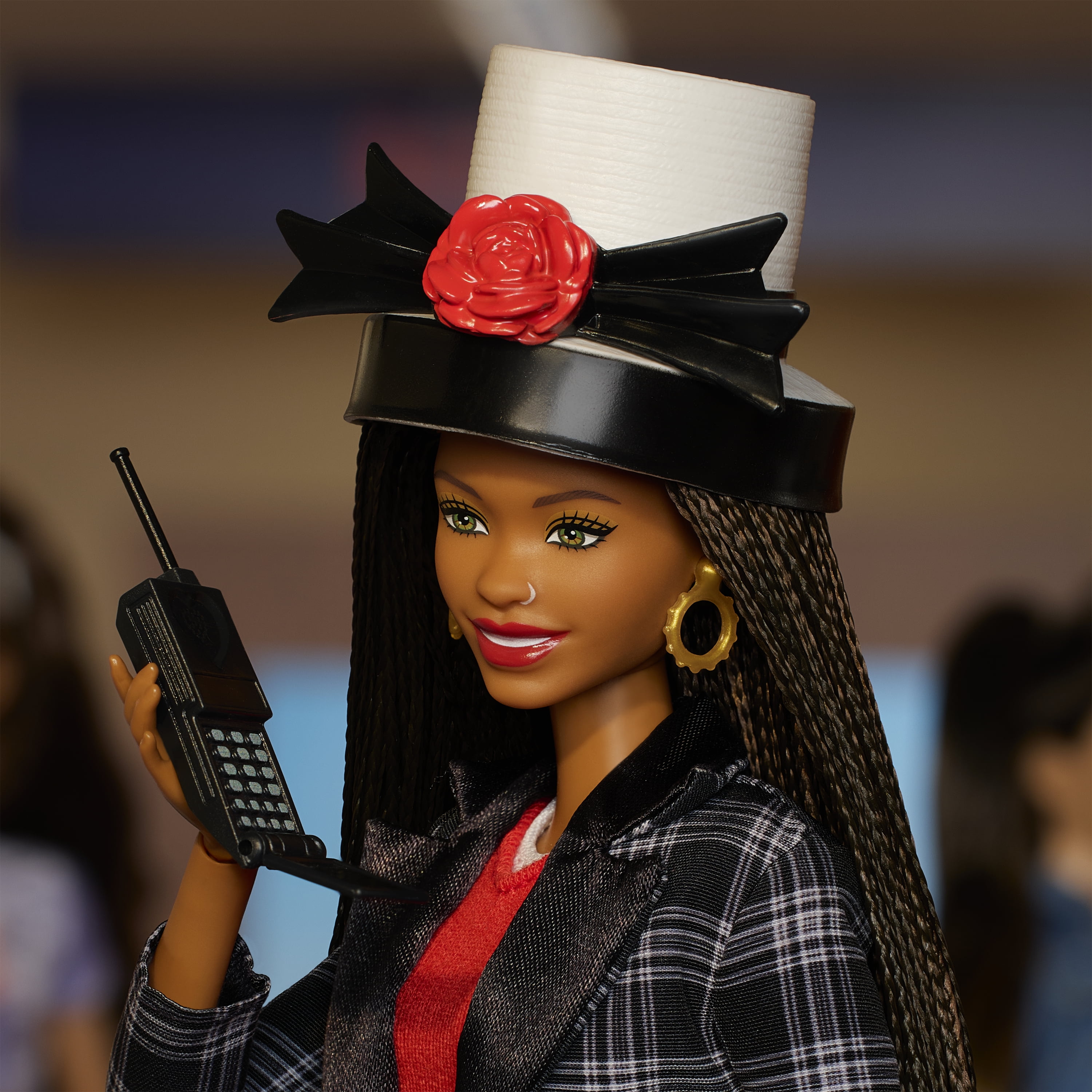Barbie Signature Clueless Dionne Collector Doll with Black-and-White Plaid Suit & Accessories