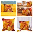 thumbnail image 2 of HBFAGFB Red Leaf Fall Leaves Brown Autumn Maple September Tree October Pillowcase Pillow Decorative Cushion Cover 18x18 Inches, 2 of 3