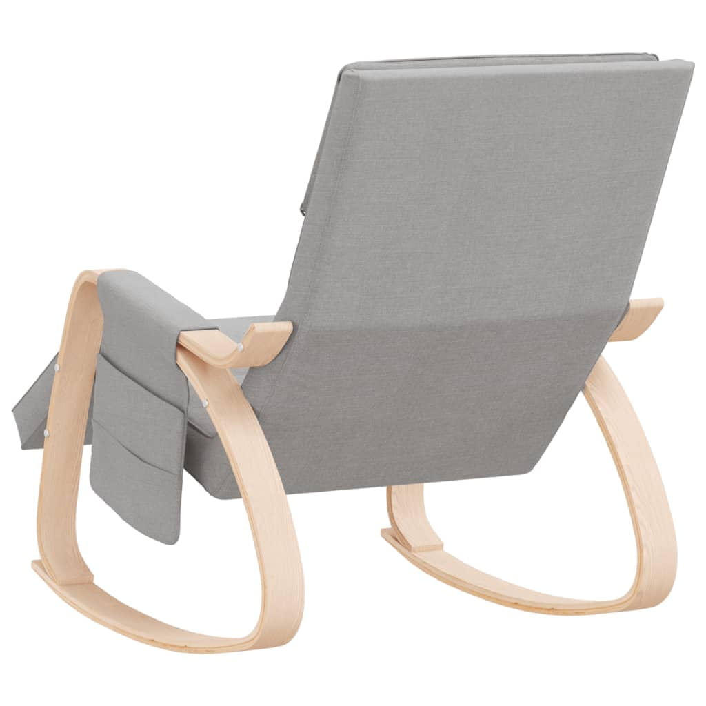 vidaXL Rocking Chair Rocker Swinging Chair for Living Room Nursery Fabric