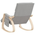 thumbnail image 3 of vidaXL Rocking Chair Rocker Swinging Chair for Living Room Nursery Fabric, 3 of 25