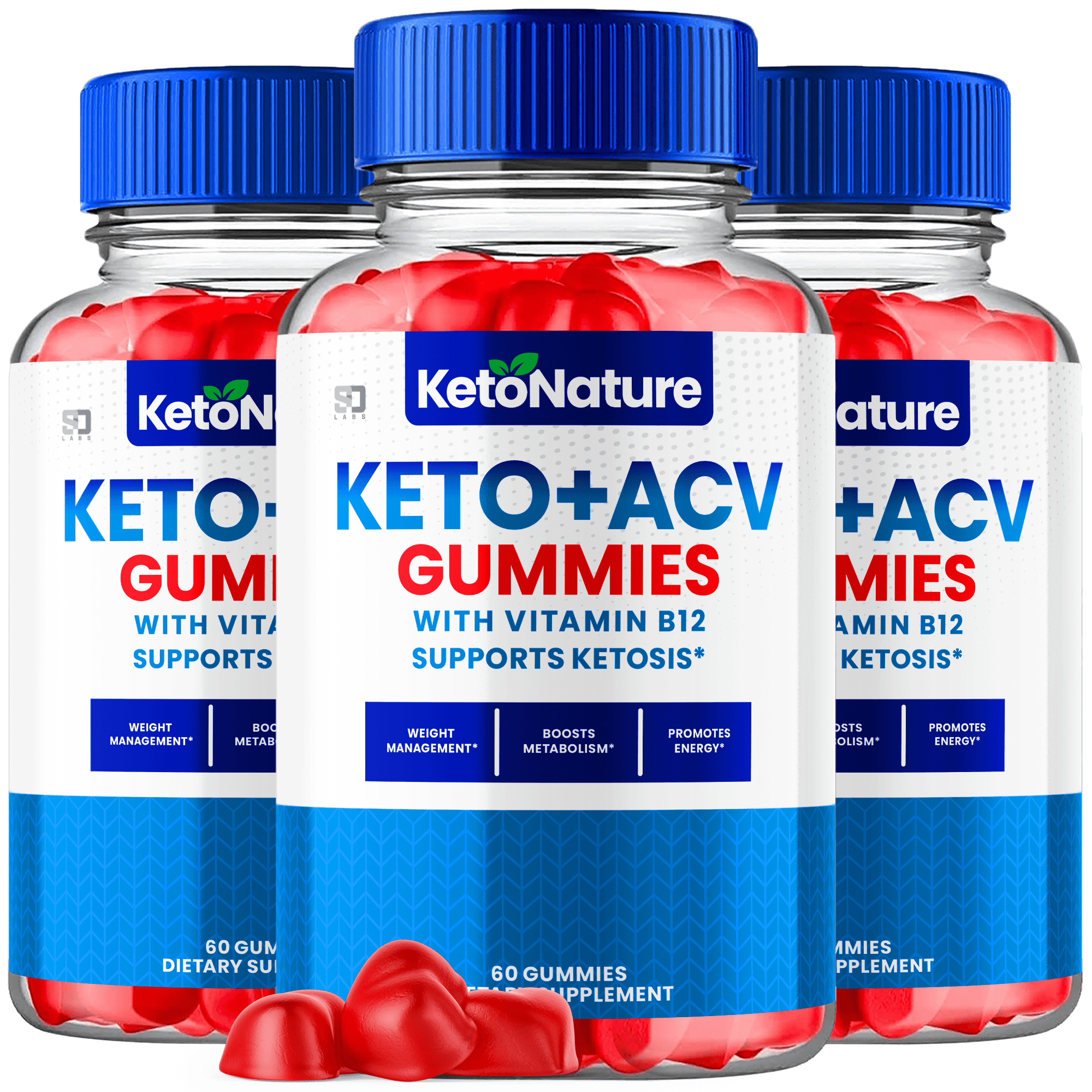 Keto Nature Keto ACV Gummies Maximum Strength Weight Management Supplement 180 Gummies