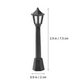 thumbnail image 3 of 10pcs Mini Street Lights Model Simulated Lamp Post Resin Lamppost Ornament, 3 of 4