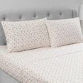 thumbnail image 5 of Amrapur Microfiber Sheet Set | Luxuriously Soft 100% Microfiber Rose Printed Bed Sheet Set with Deep Pocket Fitted Sheet, Flat, 5 of 5