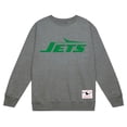 thumbnail image 2 of Men's Mitchell & Ness Heather Gray New York Jets Basic Fleece Pullover Sweatshirt, 2 of 3
