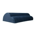 thumbnail image 2 of Footrest Cushion Leg Rest Pillow Foot Stool Soft Flannel Material for Under Desk Airplane Travel and Car, 2 of 9