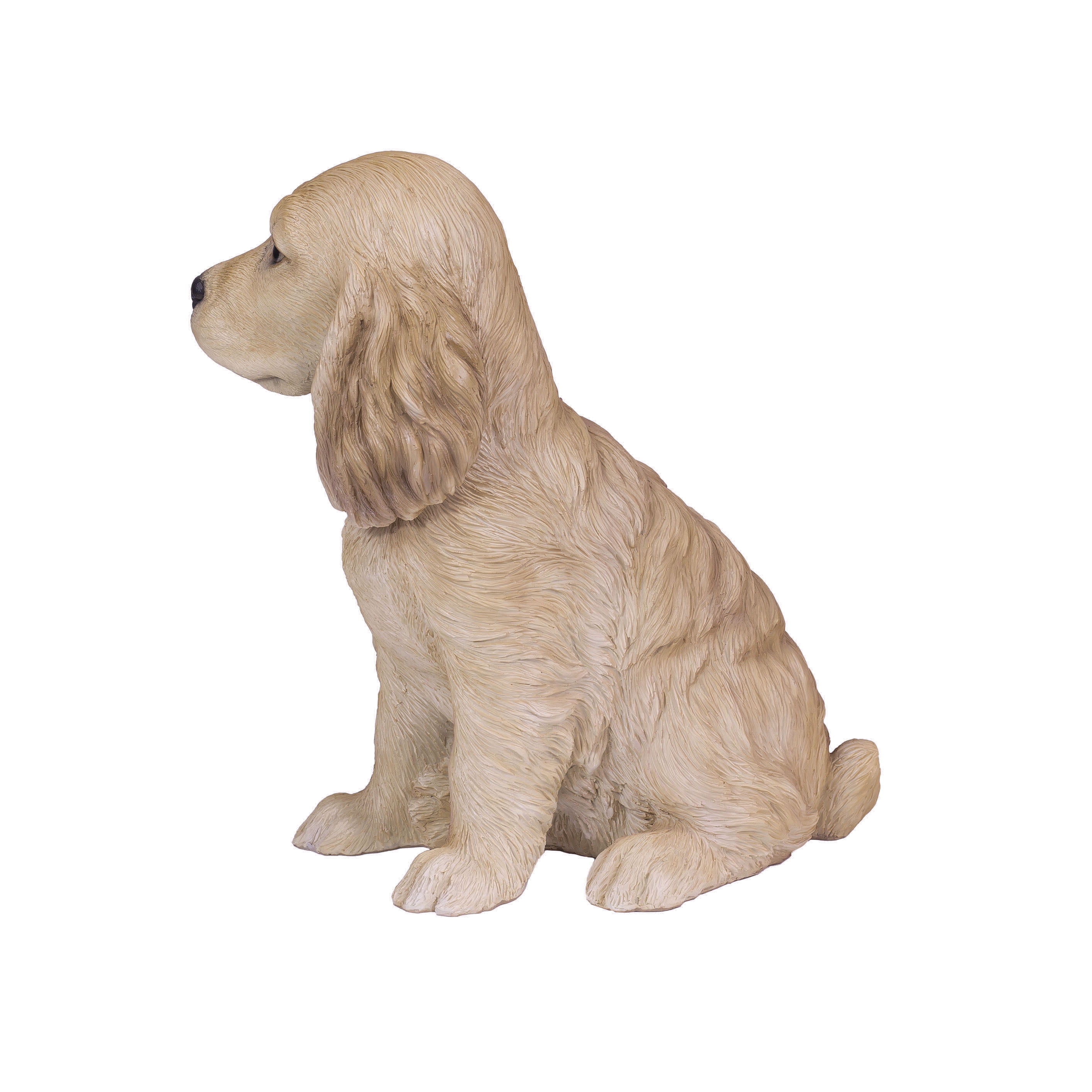 SOREAL Brown Golden Cockapoo | Handpainted Decorative Puppy Statue for Home & Garden Decor | Premium Polyresin Dog Statue | Gift for Dog Lovers | Weather-Resistant Indoor/Outdoor Decor