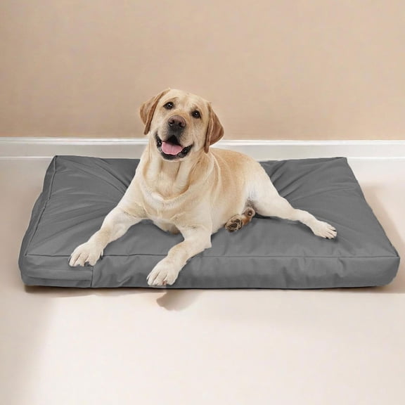 Funda de cama para perros, mascotas, gatos, cojín, protector de cama, sábana extraíble y lavable, protección de repuesto para exteriores, viajes, 76 cm x 51 cm x 10 cm