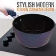 thumbnail image 4 of NutriChef Saucepan Pot with Lid - Non-Stick High-Qualified Kitchen Cookware, 1.7 Quart, 4 of 7