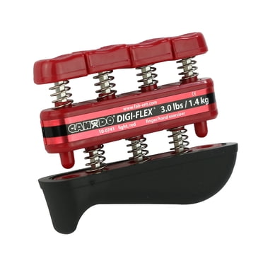 CanDo Digi-Flex hand/finger exerciser, 3.0 pounds, red