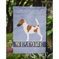 thumbnail image 3 of Carolines Treasures BB8279GF Smooth Fox Terrier Welcome Flag Garden Size  Small multicolor, 3 of 3