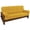 Lemon, variant on Solid Microsuede Double Corded 8 to 9-inch Full Futon Cover Set with Two 20 by 8-inch Bolster Pillows (Set of 3) - Saddle Brown