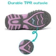 thumbnail image 5 of DREAM PAIRS Kids Girls Boys Soft Sole Crib Sandals Toddler Beach Sneakers Shoes 181108K PURPLE/LIGHT/PURPLE Size 4, 5 of 5