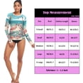 thumbnail image 3 of joogoo Womens UPF 50+ Rash Guard Flamingos Camping Beach Long Sleeve UV Protection Sun Shirts Tops XL, 3 of 7