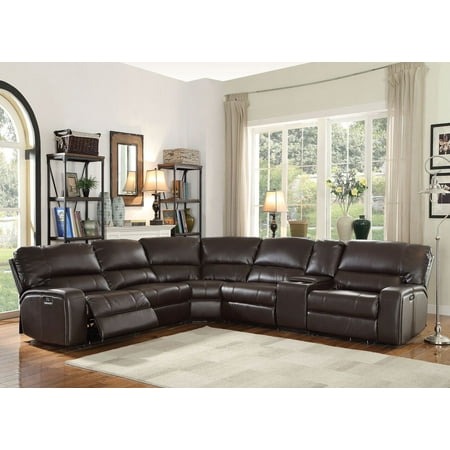 Leather Reclining Sectional Sofa Wishmindr