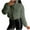 za-Army Green, variant on Hvyesh Women's Metallic Shiny Cropped Quilted Puffer Jacket Zip Up Padded Down Coat Outerwear 2025 Winter Cropped Puffer Jacket