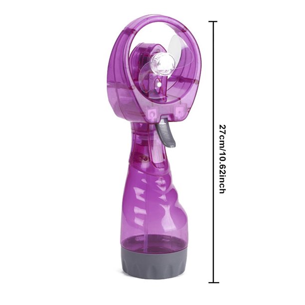 Ventilador de nebulización portátil Water Mister Ventilador de refrigeración para exteriores para el verano (púrpura) Likrtyny Para estrenar