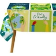 thumbnail image 3 of Happy Earth Day Tablecloth April 22 Party Decoration Save The Planet School Classroom Rectangle Kitchen Dining Room Decor-60×84 inch, 3 of 4
