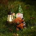 thumbnail image 2 of Garden Gnomes Outdoor, Highland Cow Decor, Gnomes Cow Decor for Outside, Gnomes Decorations for Yard, Gnome Garden Decor with Solar Lights, Outdoor Solar Garden Statues, Gnomes Gifts for Women, 2 of 6