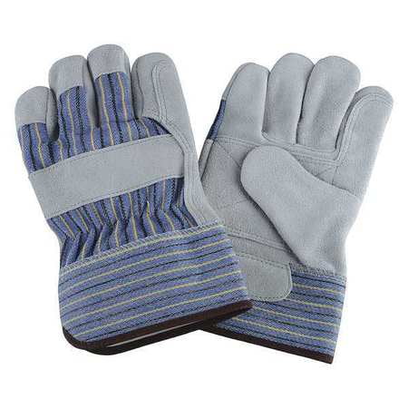 

Leather Gloves Blue/Gray L PR