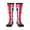 3 Black, variant on Knee High Socks for Women British Flag Long Tube Sock Uniform Socks