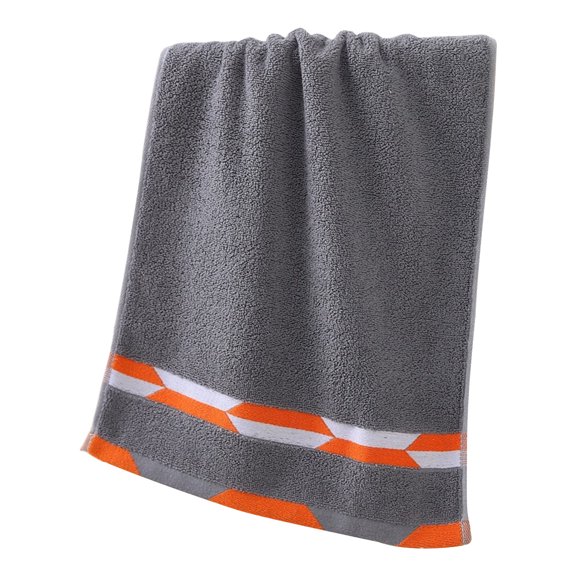 Hvmvliv Hand Towels For Bathroom Soft Cotton Face Towel Delicate Texture, Super Absorbent & Quick-Drying, Thickened & Durable, Solid Color Design, Easy to Clean & Maintain, Ideal for Daily Use Gray