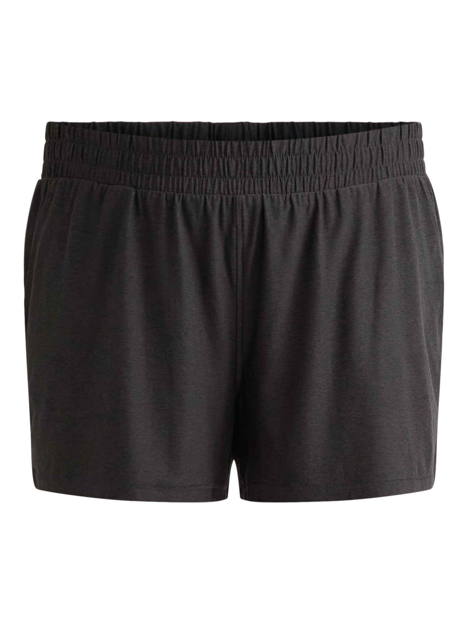 Athletic Works Women's and Women’s Plus ButterCore Soft Performance Gym Shorts, Available in 1, 2 and 5-Pack, Sizes XS-4X