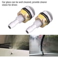 thumbnail image 4 of ZOUSSIQI 2pcs Windshield Washer Nozzle, Universal Car Auto Windshield Wiper Spray Jet Nozzle Replacement Kit(Silver) CA919-42591, 4 of 9