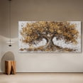 thumbnail image 7 of Canvas Wall Art for Living Room - Large Yellow Tree of Life Canvas Prints, Modern Abstract Nature Painting for Kitchen Bedroom Office Wall Decor, 7 of 7