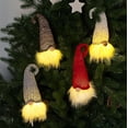 thumbnail image 3 of Decoraciones navideñas, gnomos brillantes de Navidad, decoración de mesa de felpa, regalo de cumpleaños para familia, colgantes de árbol de Navidad, vacaciones, 3 of 5