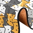 thumbnail image 4 of Ryvnso Cute Doodle Cats Hallway Runner Rugs Floor Carpet Non Slip Entryway Mat 2' x 6', 4 of 7