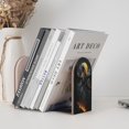 thumbnail image 4 of Pofeuu Full Moon Black Dragon Print Large Bookend Hold Heavy Books- Wood Bookends for Heavy Books Heavy Duty Book Ends Wood Bookends for Office Desk Non-Skid, 4 of 7