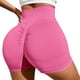 thumbnail image 1 of Pantalones cortos de entrenamiento para mujer con efecto lifting - Pantalones cortos sin costuras con entrepierna de 3,6/4,5/6 pulgadas - Ropa de gimnasio con cintura baja acanalada y transpirable, 1 of 4
