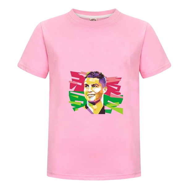 Playera Niño Futbol CR7 | Diseño con Celebración y Dorsal 7