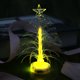 thumbnail image 3 of Muyoka Lámpara de fibra óptica de 9x15cm LED que cambia de Color en forma de árbol de Navidad, luz de fibra, lámpara de noche con pilas para Navidad Muyoka Hogar, 3 of 6
