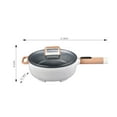 thumbnail image 3 of The Pioneer Woman 3.5L Electric Skillet, Linen Speckle, 3 of 6