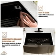 thumbnail image 2 of CASAINC Stainless Steel 36 in. 16-Gauge Single Bowl Farmhouse Apron Workstation Kitchen Sink in Gunmetal Black with Accessories, 2 of 8