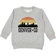 thumbnail image 2 of Inktastic Denver Colorado Skyline Vintage Toddler Sweatshirt, 2 of 4
