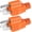 Orange, variant on Neutral Ground Bonding Plug for Portable Inverter Generator, Grounding Plug Surge Protector Generator with Floating Neutral on RV, Motorhome, Camper for Open Ground Error(Black,1 Pack)
