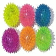 thumbnail image 2 of Bola de púas luminosa de 7,5 cm con bola de masaje elástica, juguetes para limpiar muelas de mascotas, 2 of 4
