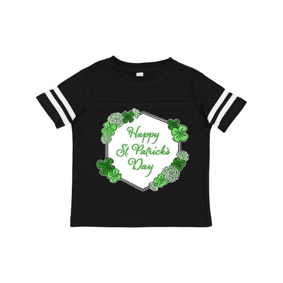 Inktastic Happy St. Patrick's Day Clovers Boys or Girls Toddler T-Shirt