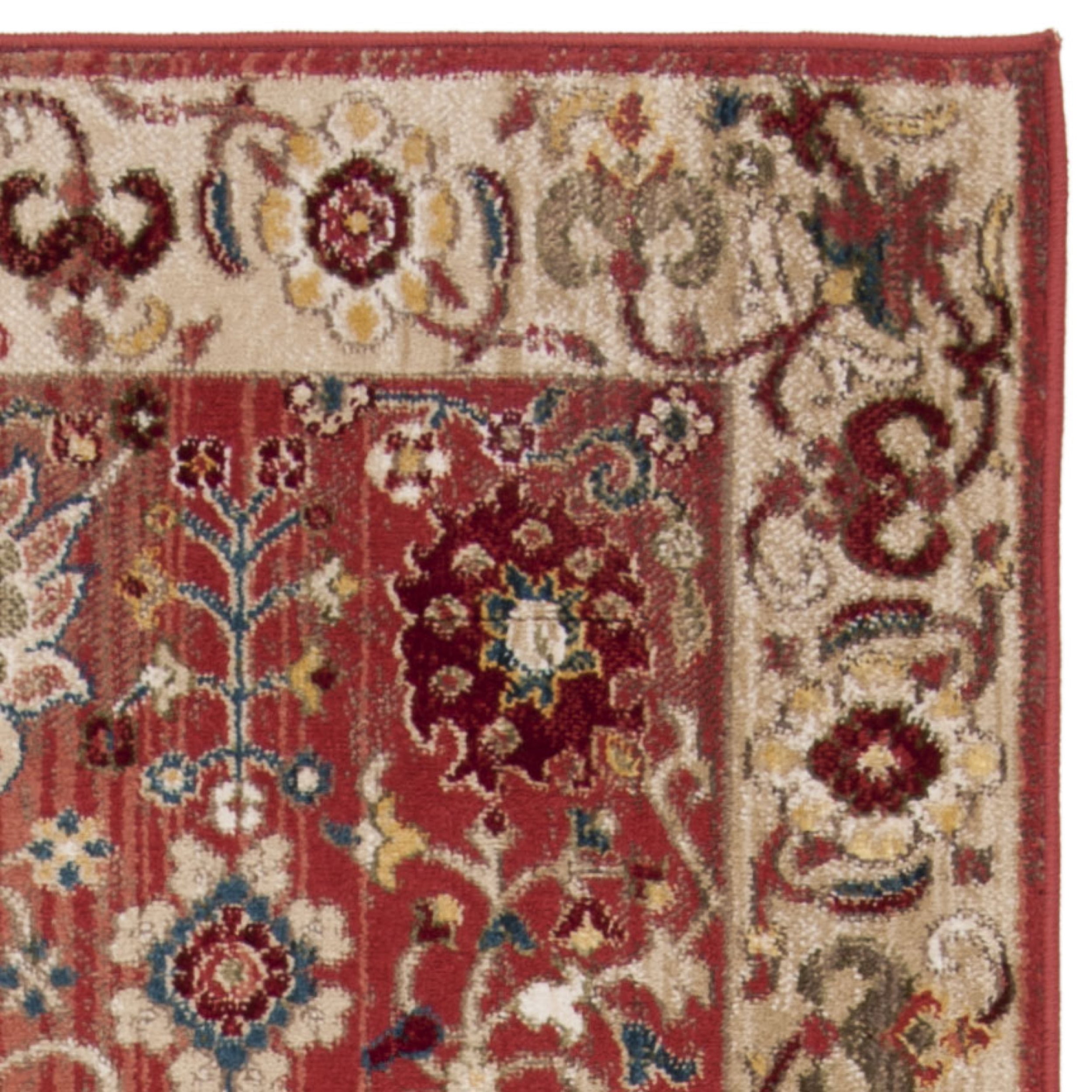 SAFAVIEH Kashan Collection KSN353P Rust / Ivory Rug 3-3 X 4-10, 3-3 X 4-10  - Fry's Food Stores