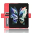 thumbnail image 4 of Dteck Wallet Case for Samsung Galaxy Z Fold4 5G 2022,Premium PU Leather ID Credit Card Slots Magnetic Closure Folio Flip Purse Protective Phone Case,Red, 4 of 6