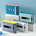 thumbnail image 3 of PATLOLLAV Kitchen Plastic Grocery Bag Holder and Dispenser,Hanging Garbage Bag Rack,Garbage Bag Storage Box Organizer,Wall Mounted Grocery Bag for Dispenser Storage for Home Kitchen Cabinet, 3 of 5