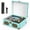 Blue, variant on Wavelegend Retro CD Player Bluetooth Portable with Hifi Speakers, Remote Control Desktop Suitcase Music Player with V5.4 BT in&out